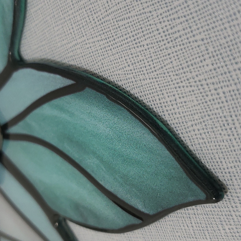 Stained Glass Flower Shape with Chain for Hanging - Picture 4 of 10